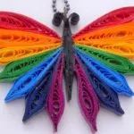 Quilling circuit de fluture și o clasă de master pentru nachinayuyih (foto)