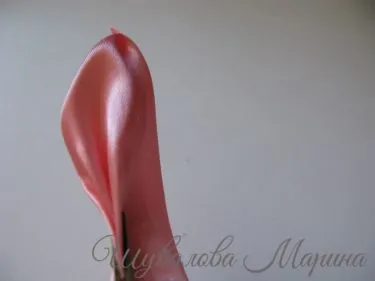 Fluture de panglici de satin, o clasă de master