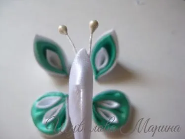 Fluture de panglici de satin, o clasă de master