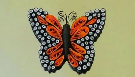 Quilling circuit de fluture și o clasă de master pentru nachinayuyih (foto)