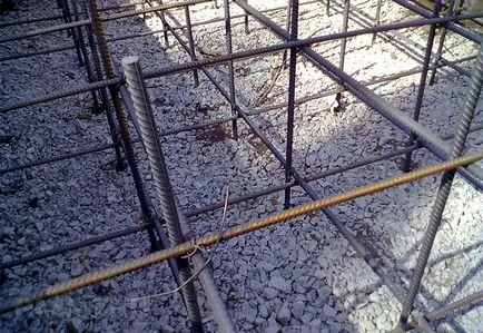 Consolidarea calculului fundație de armare, stivuire și legare echipamente (reparații) Consolidarea calculului fundație de armare, stivuire și legare