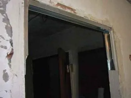 Arcul din gips-carton, cu ghid mâinile lor și de instalare video, usa de ghidare (arc din gips-carton cu mâinile lor interioară) Arcul din gips-carton, cu ghid mâinile și instalarea video, ghidul de ușă