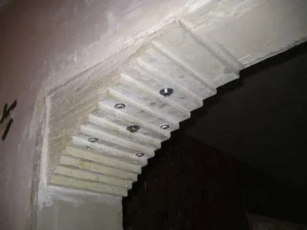 Arcul din gips-carton cu mâinile lor interioare, usa (arc) Arcul din gips-carton cu mâinile lor interioare, ușă