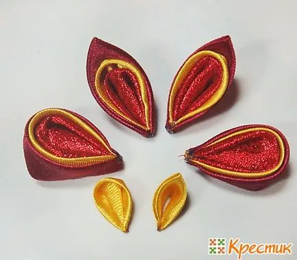 Butterfly în domeniu kanzashi o dată master-class 3
