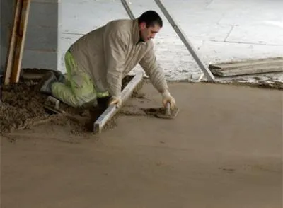 Beton etaj șapă pentru apă caldă (cuplaj) șapă de beton pentru podea apă caldă