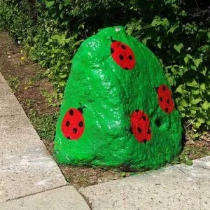 Ladybird din resturi de materiale