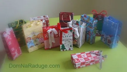 Pungi de hârtie cu mâinile lor (mod simplu, fără marcaje și linii) - Casa pe un curcubeu - trăiește aici