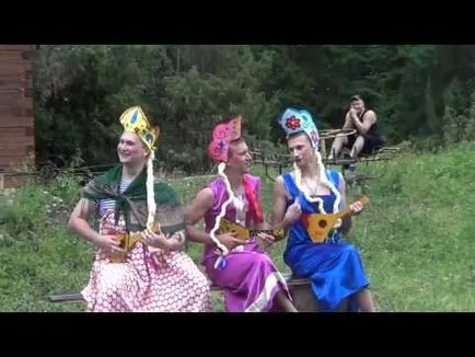 Ditty nunta amuzant și distractiv, un acordeon, jubileul de aur și argint