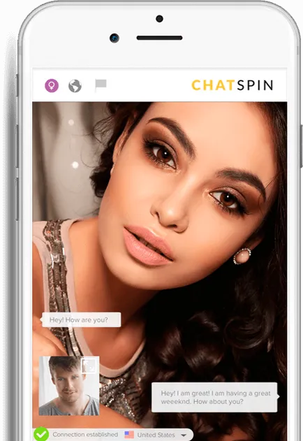 aplicație gratuită Chatspin pentru chat video cu persoane necunoscute (chatspin) aplicație gratuită Chatspin pentru chat video cu persoane necunoscute