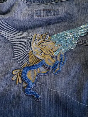 Cum să jacheta denim cu strasuri