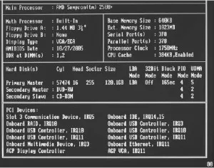 Care este descrierea bios bios, caracteristici bios