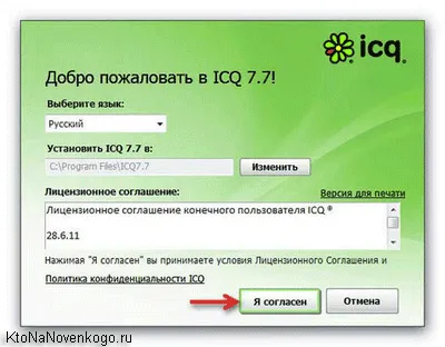 Ce este icq, modul de instalare și utilizare, crearea, promovarea și plata on-line