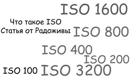 Care este ISO la cameră și cum să-l configurați, radozhiva (personalizate) Care este ISO la cameră și cum să-l configurați, radozhiva