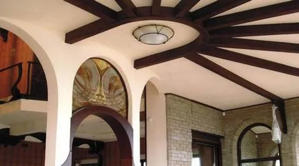 Grinzi decorative în interior 6 stiluri (40 poze) (interior) Grinzi decorative în interior 6 stiluri (40 poze)