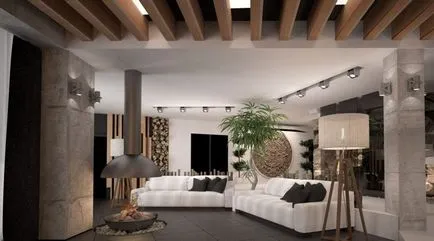 Grinzi decorative în interior 6 stiluri (40 poze) (decorativ) Grinzi decorative în interior 6 stiluri (40 poze)