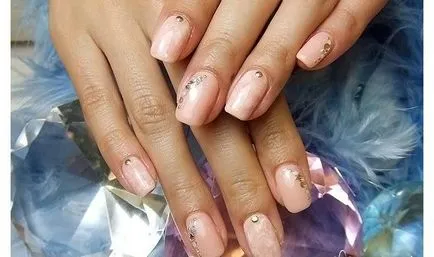 Efectuarea șerlacului manichiura de nunta - fotografie și exemplu de descriere (shellac) Efectuarea șerlacului manichiură Nunta - fotografie și exemplu de descriere