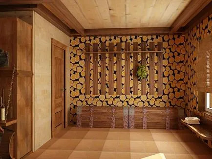 ornamente din lemn decorative în interiorul pereților cu fotografiile lor mâini și videoclipuri