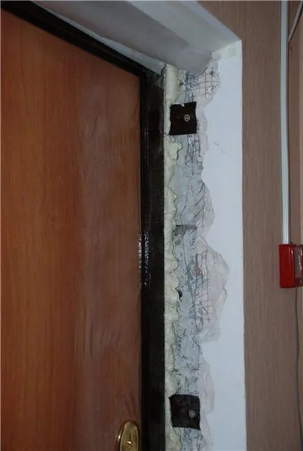 Efectuarea pantele la ușa din față a alegerea materialului și ordinea de instalare cu propriile mâini
