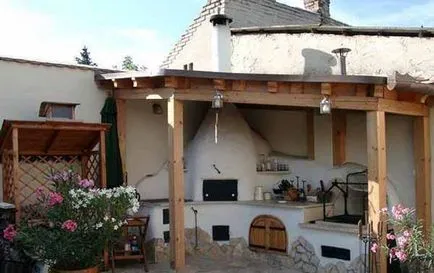 foișor din lemn de grădină 35 de fotografii