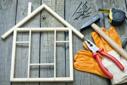 Case pentru instrucțiuni de mâini, desene și fotografii ale producătorului iepuri