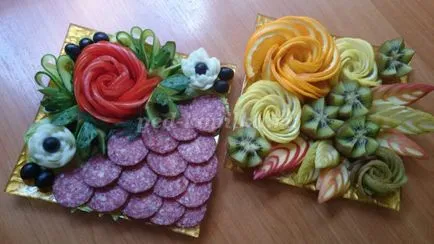 Figured feliere legume și fructe cu fotografii