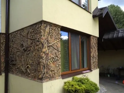 Partea din față a casei - aceasta este ceea ce fatada (foto)