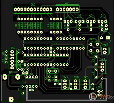 ceas electronic cu propriile sale mâini