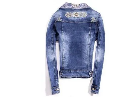 Cum să jacheta denim cu strasuri