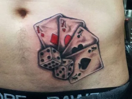 Fotografii și semnificația Ace tatuaje