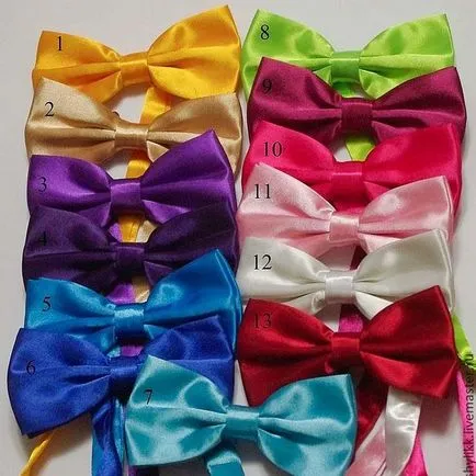 Papion mâinile sale de panglica de satin pentru fete sau băieți în școală (papion) Papion mâinile sale de panglica de satin pentru fete sau băieți în școală