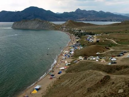 În cazul în care sunt cele mai bune plaje din Koktebel (cel mai bun) În cazul în care sunt cele mai bune plaje din Koktebel