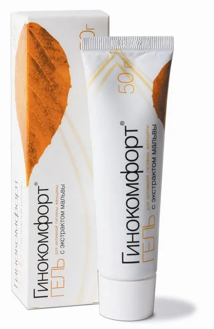 Ginokomfort - revitalizant gel cu extract de nalbă pentru igienă intimă (apariția de disconfort vaginal) Ginokomfort - revitalizant gel cu extract de nalbă pentru igienă intimă