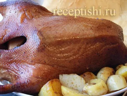 Gâscă la cuptor cu cartofi, rețete cu fotografii de gătit (cuptor) Gâscă la cuptor cu cartofi, rețete de gătit cu fotografii