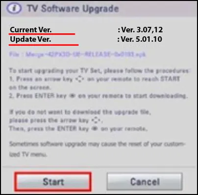 lg Instrucțiuni TV firmware