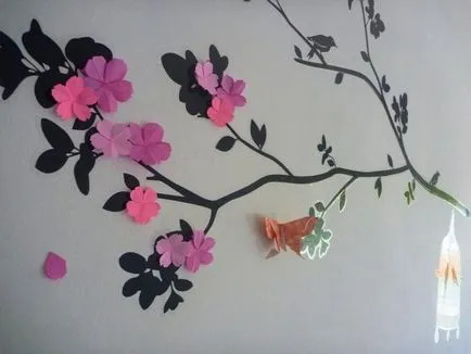 Copaci artificiale în interiorul simplicitate extravagante