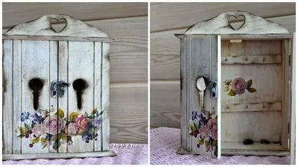 Cum de a decora dulapul cu mâinile lor decupaj, tesatura de design, restaurare cu tapet tradițional, decor