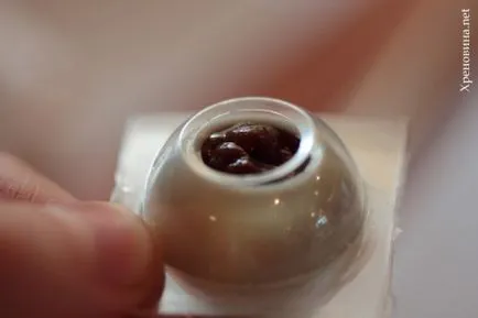 Cum de a face bomboane de ciocolată (umplere de ciocolata alba) Cum de a face bomboane de ciocolată
