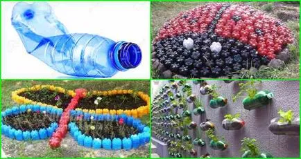 Cum de a face paturi de sticle de plastic toate secretele (alte materiale de pământ) Cum de a face paturi de sticle de plastic toate secretele