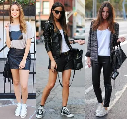 Cum și ce să poarte Converse - fotografii, stil, moda