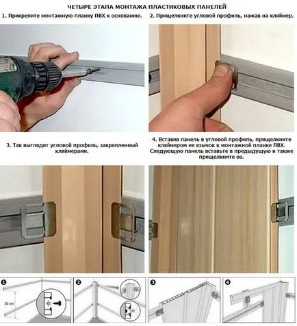 Cum să clei panoul din PVC pe perete cu cuie lichid