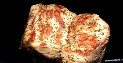 fokhagymával steak