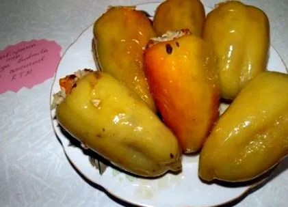 töltött rizzsel