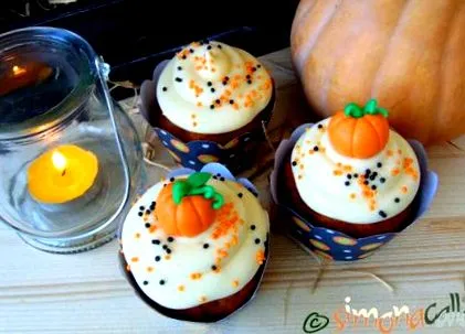 тиква cupcakes