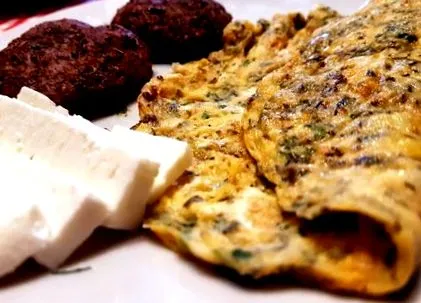 omlett feta