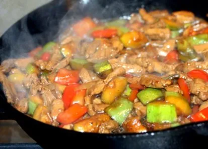 teriyaki zöldségekkel