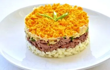 салата мимоза