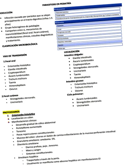 paraziták protozoonok