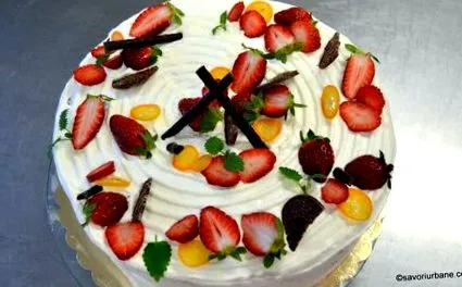 torta gyümölccsel