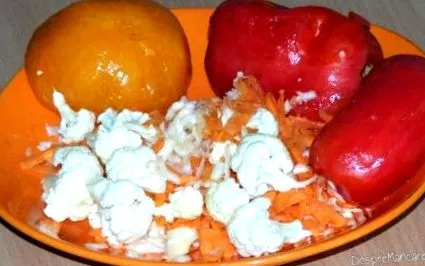 zöldségekkel