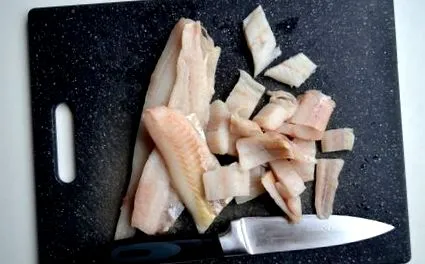 halpite burgonyapürével